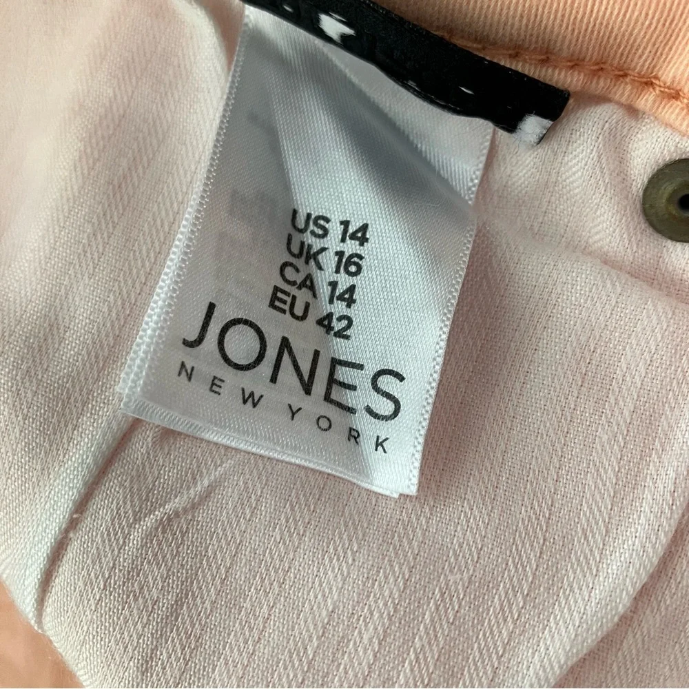 Jones New York Lexington Cuffed Capri Peach/Orange Size 14 - Picture 5 of 9